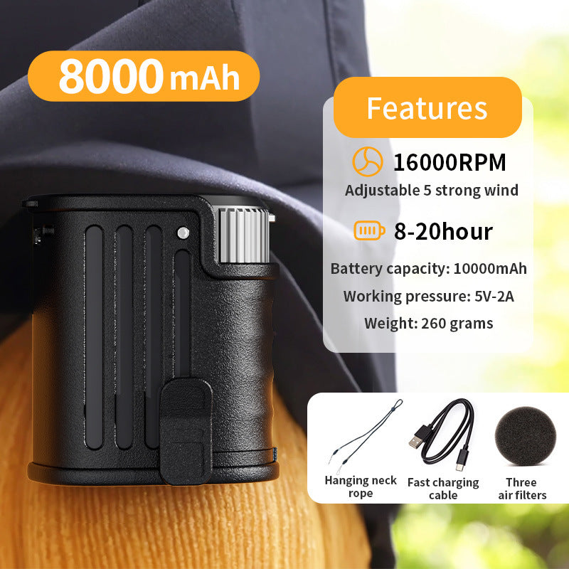 ZaraaTraders Portable Waist Fan