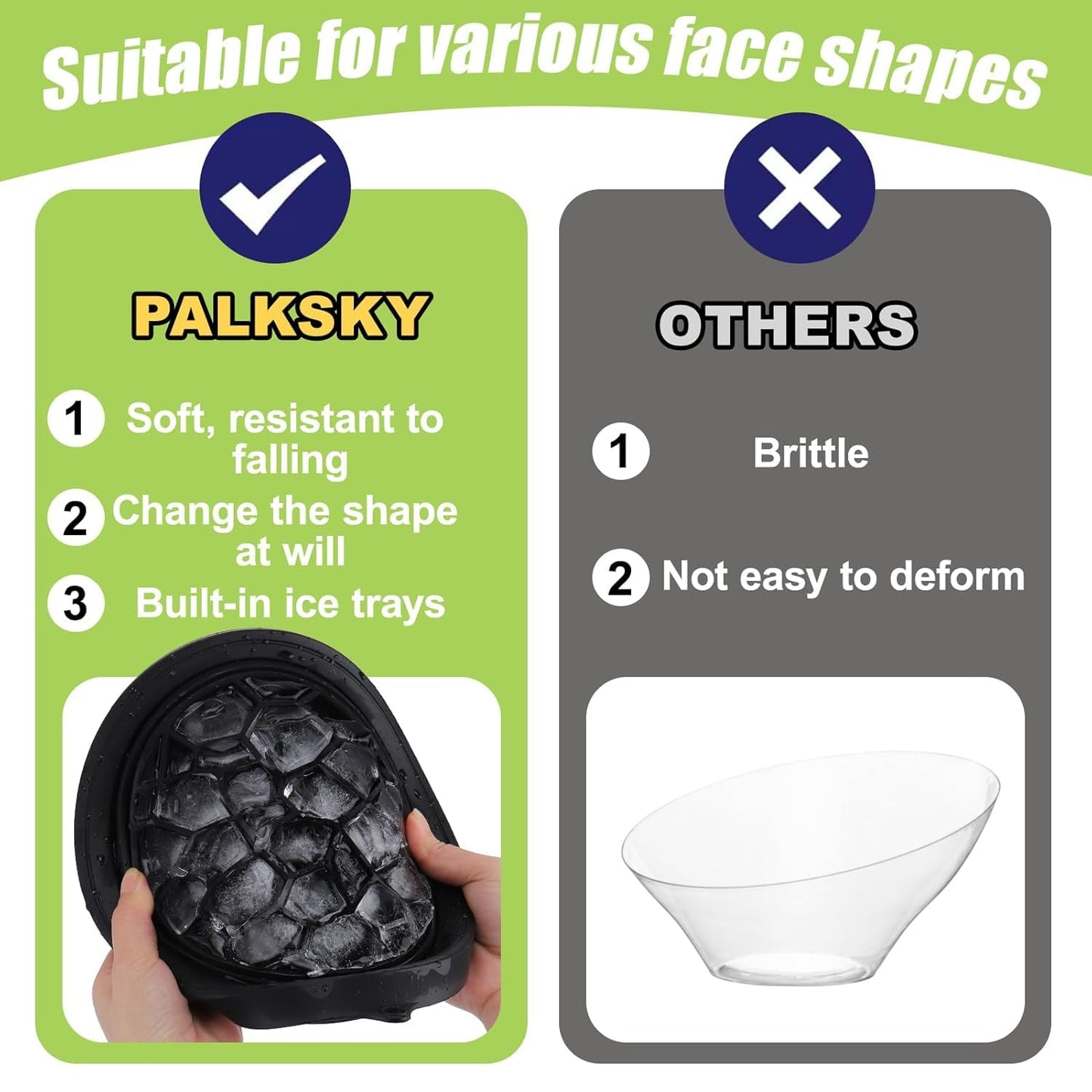 ZaraaTraders Face Bowl for Ice